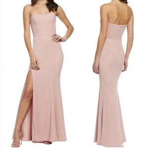 NWT Dress the Population Ellen Strapless Dress L